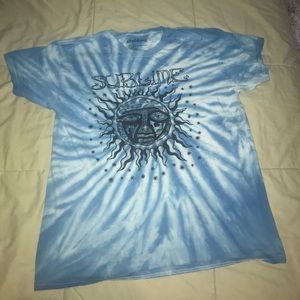 Blue tie die sumblime shirt, great condition